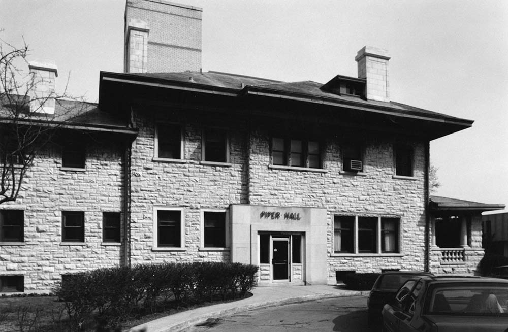 West entrance to Piper Hall in the 1990s