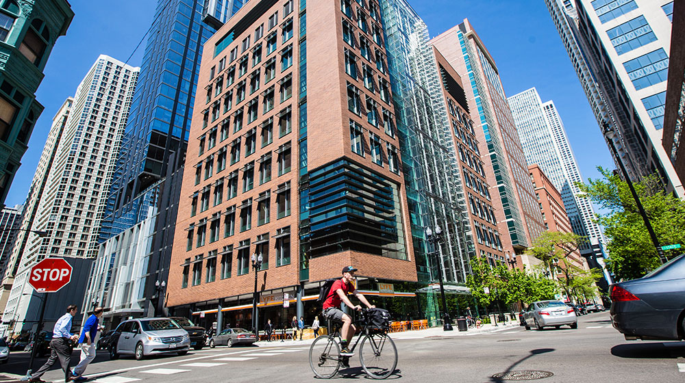 Water Tower Campus: Bike to Loyola: Loyola University Chicago