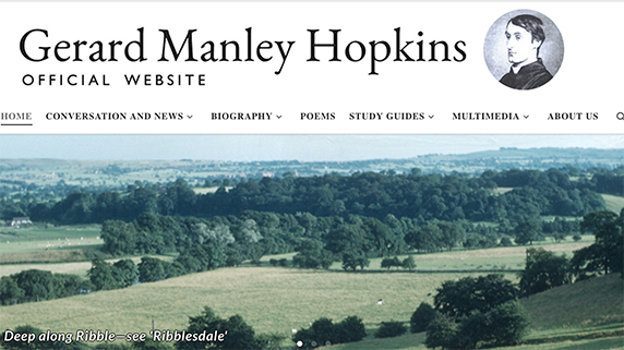 Please join us for the launch of Gerard Manley Hopkins Official Website