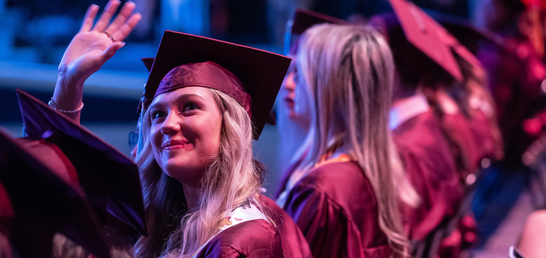 Loyola School of Education seniors celebrate commencement in cap and gown