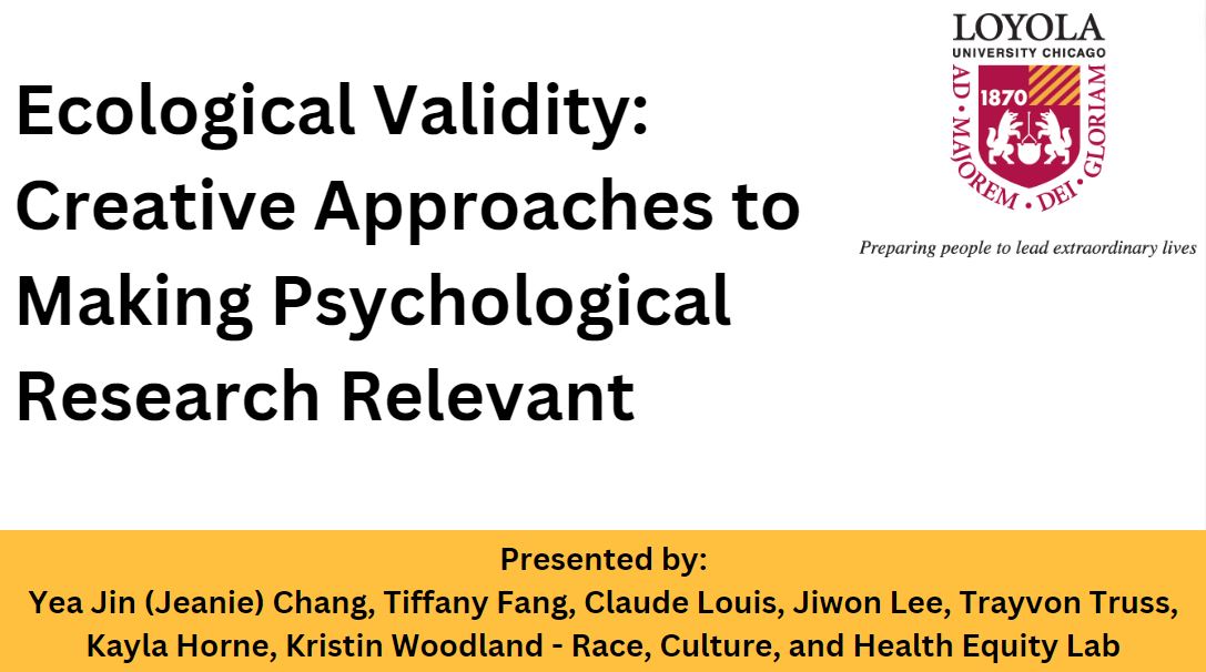 Ecological Validity: Creative Approaches to Making Psychological Research Relevant