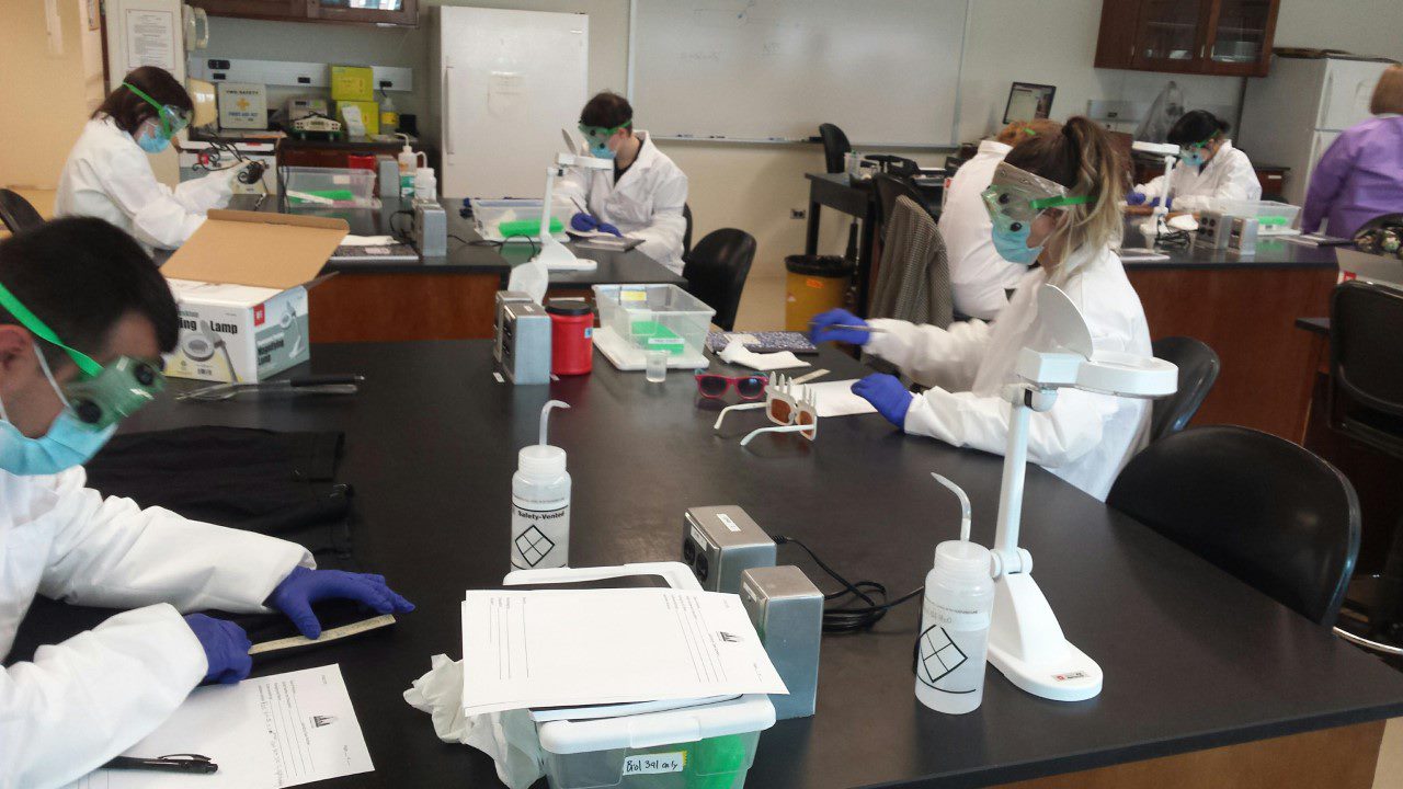 
Check out our students in our lab space!