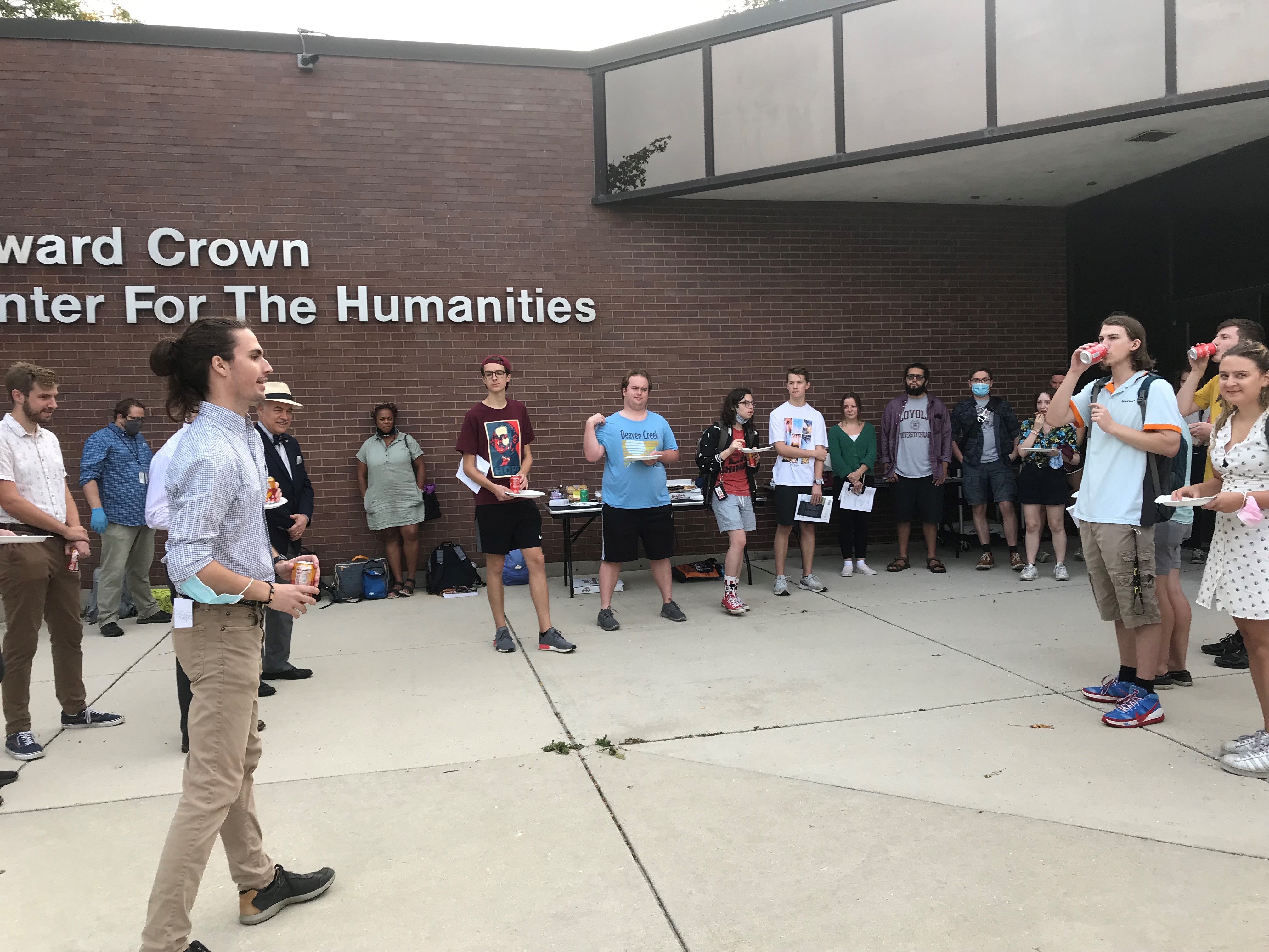 History Students Welcomed Back to Campus