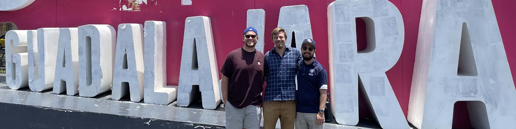 Three members of the Jesuit First Studies group spending summer studying Spanish in Guadalajara Three members of the Jesuit First Studies group spending summer studying Spanish in Guadalajara