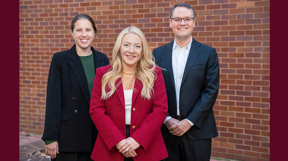 Christina Gilligan, Lindsey Johnson, and Philip Bryans
