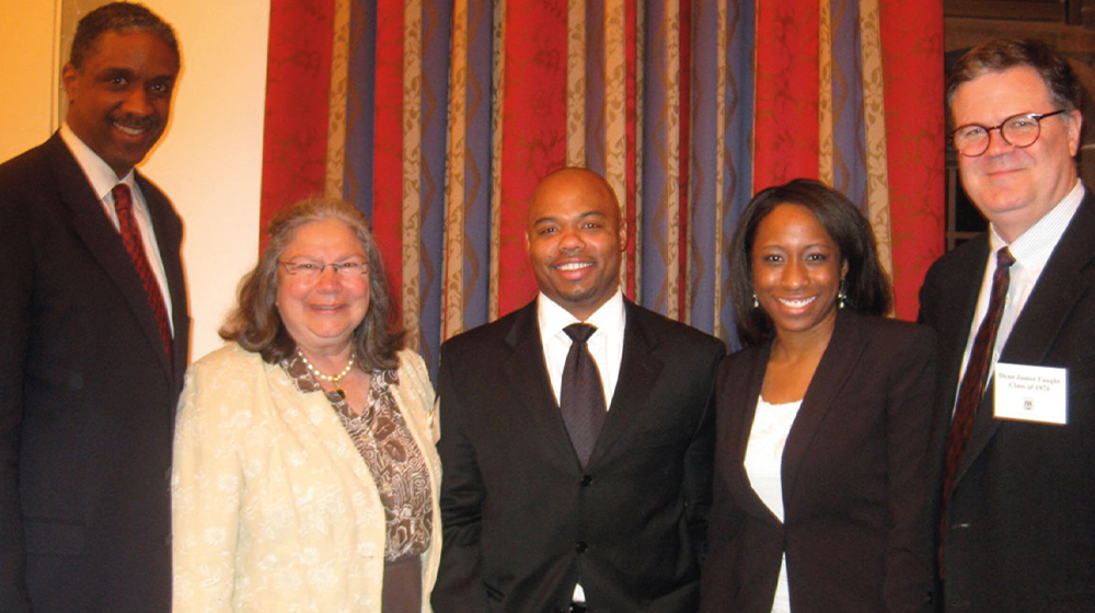 Anthony Plaid with fellow law community members