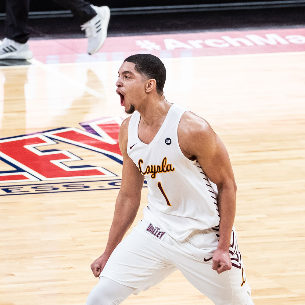 Lucas Williamson reacts at a game