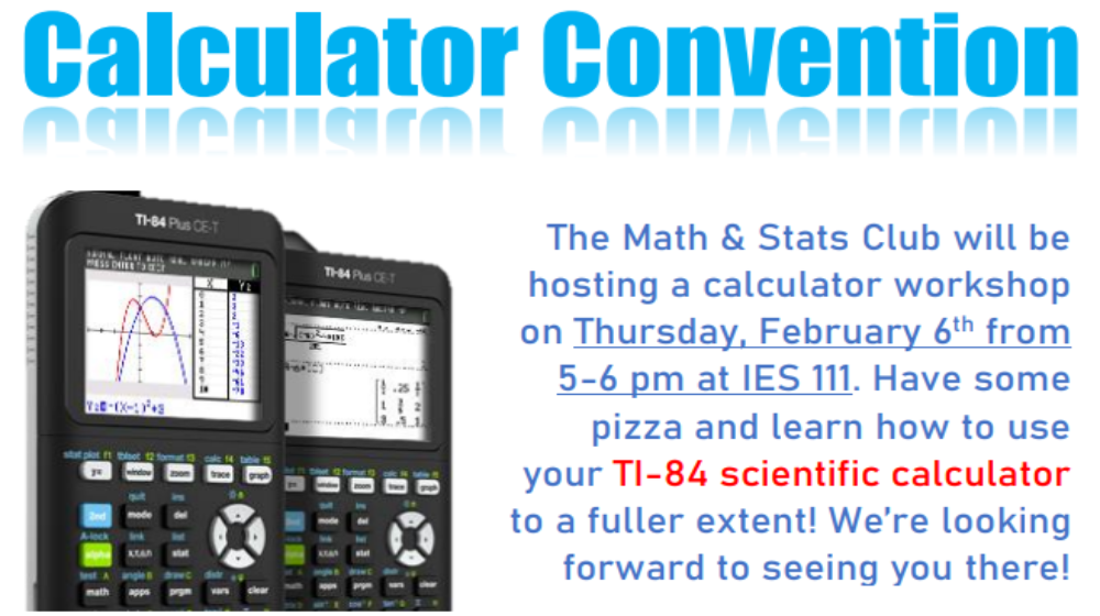 Math Club Event: Calculator Convention 