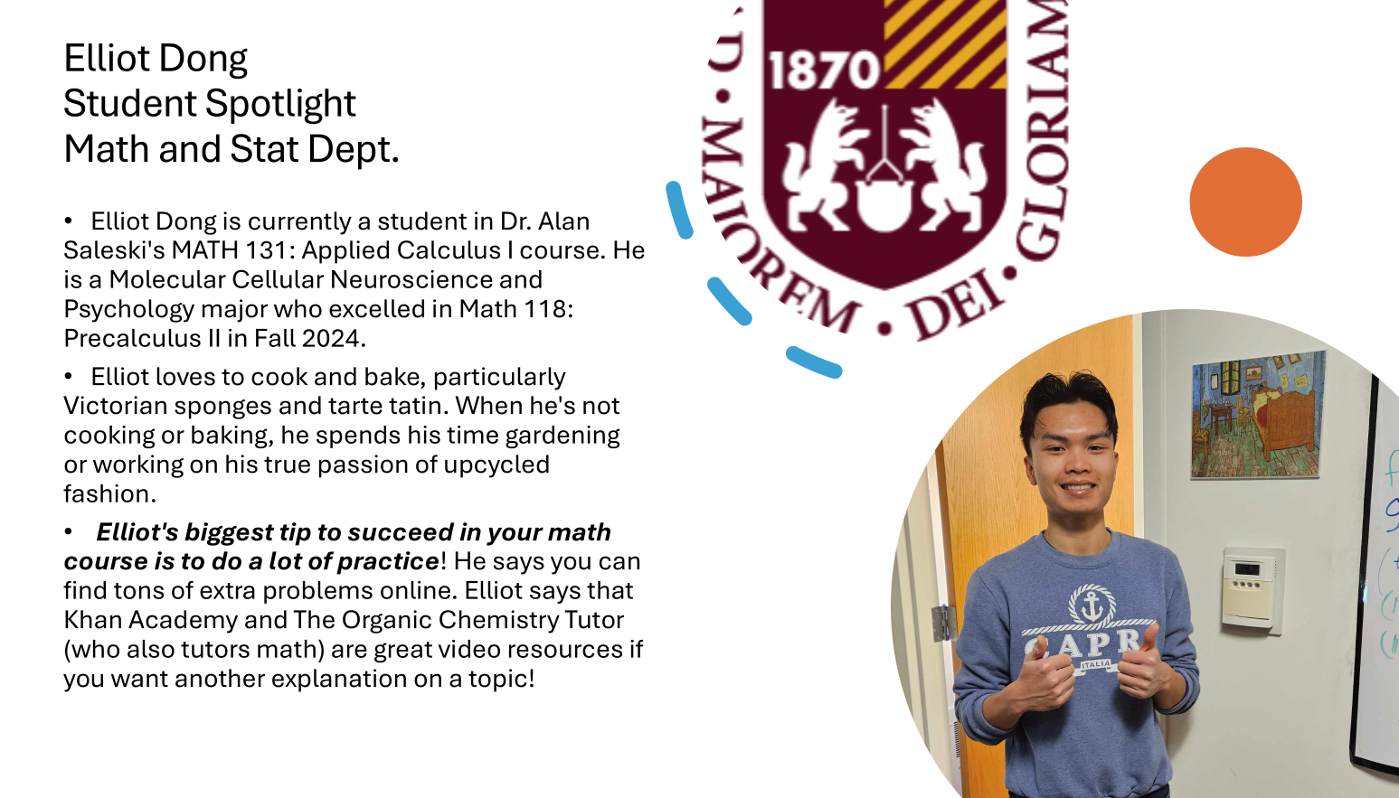 Math and Stats Student Spotlight | Loyola University Chicago