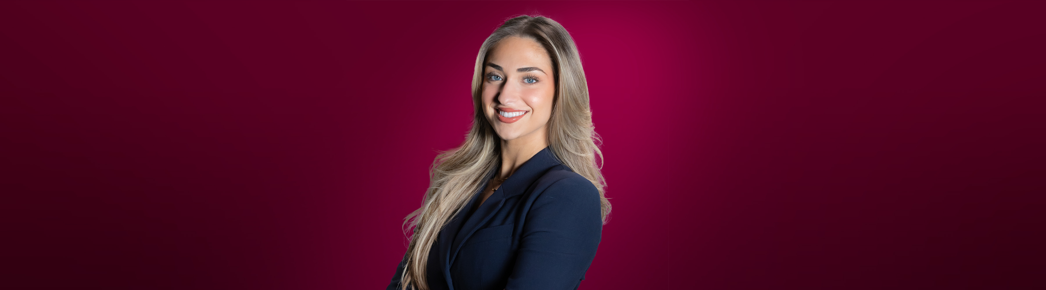 2025 Presidents Medallion winner Vanesa Hoxha, School of Communication.