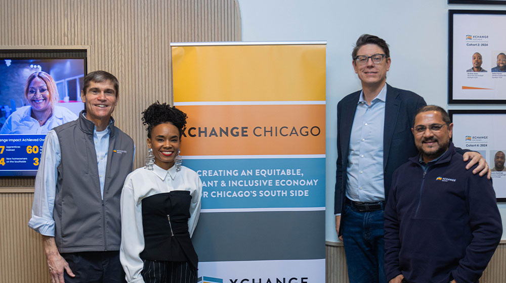 Greg Mooney, Jarquetta Egeston, Brad Henderson, and Hardik Bhatt,