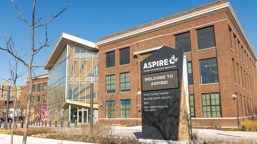 Aspire in Austin exterior shot