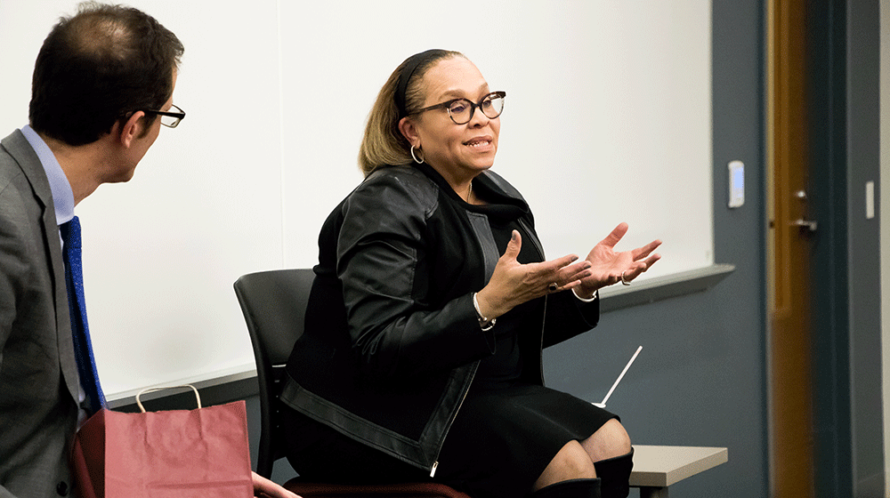Connie Lindsey visit excites Loyola students interested in corporate social responsibility