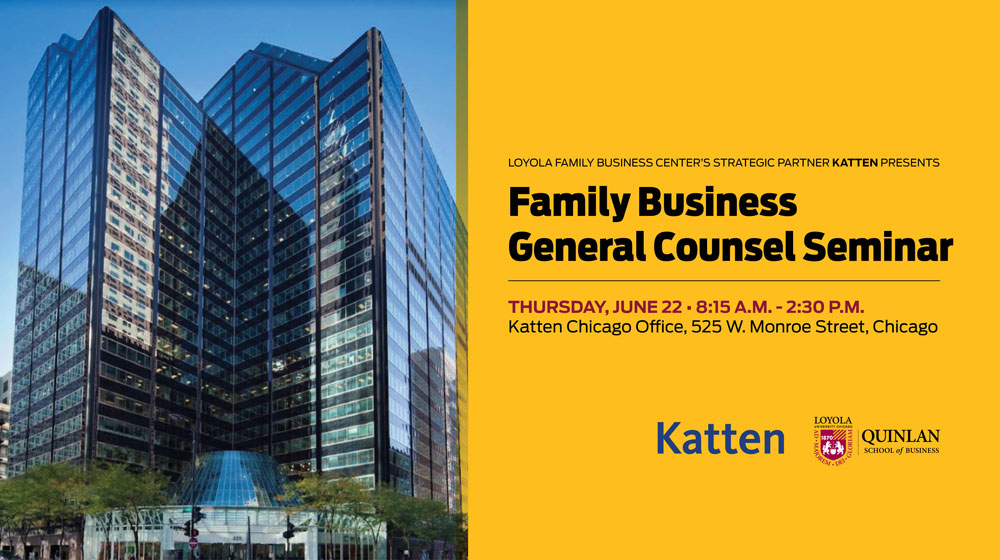 Family Business General Counsel Seminar