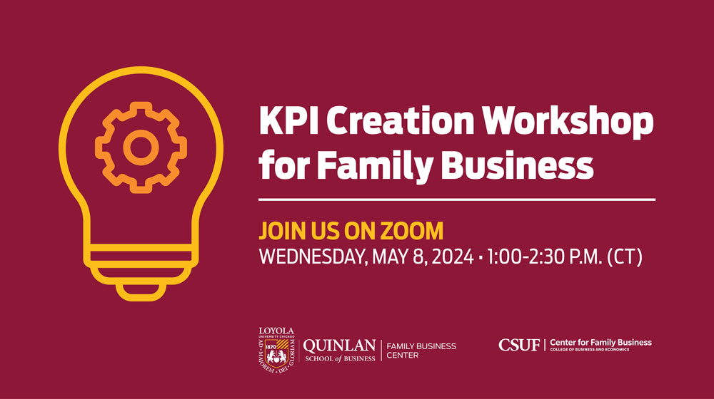 KPI Creation Workshop for Family Business
