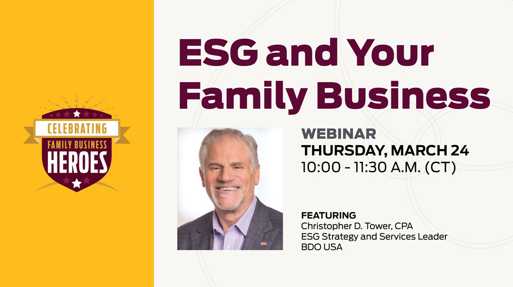 ESG and Your Family Business