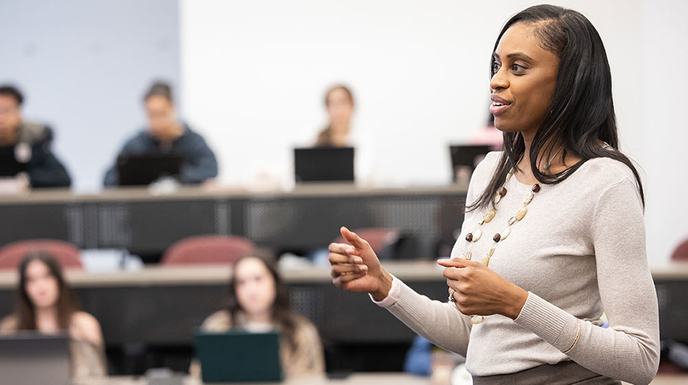 Prof. Danielle Booker teaching