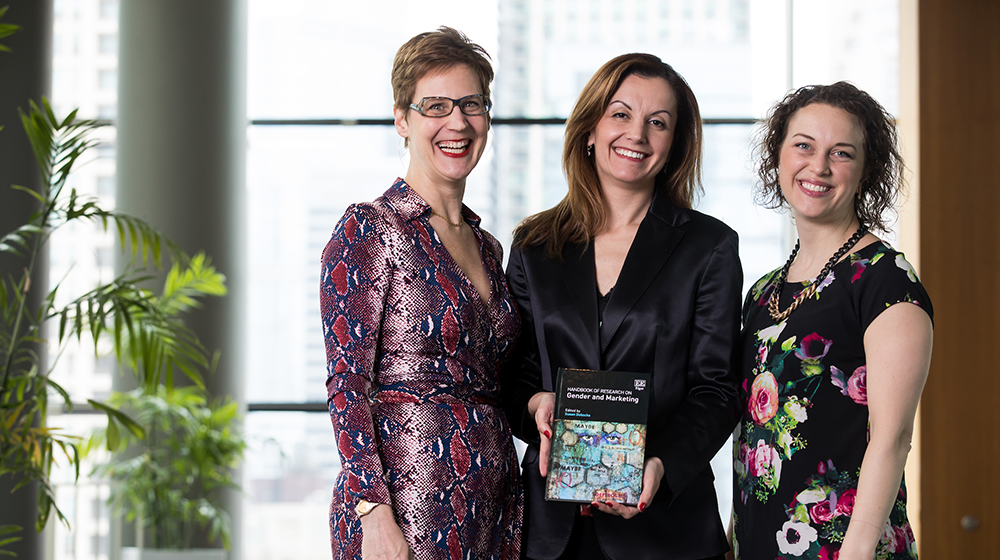 Professors Katherine Sredl, Linda Tuncay Zayer, and Jenna Drenten