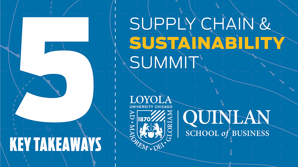 Graphic: 5 Takeaways from the Supply Chain and Sustainability Summit 2020 Graphic: 5 Takeaways from the Supply Chain and Sustainability Summit 2020