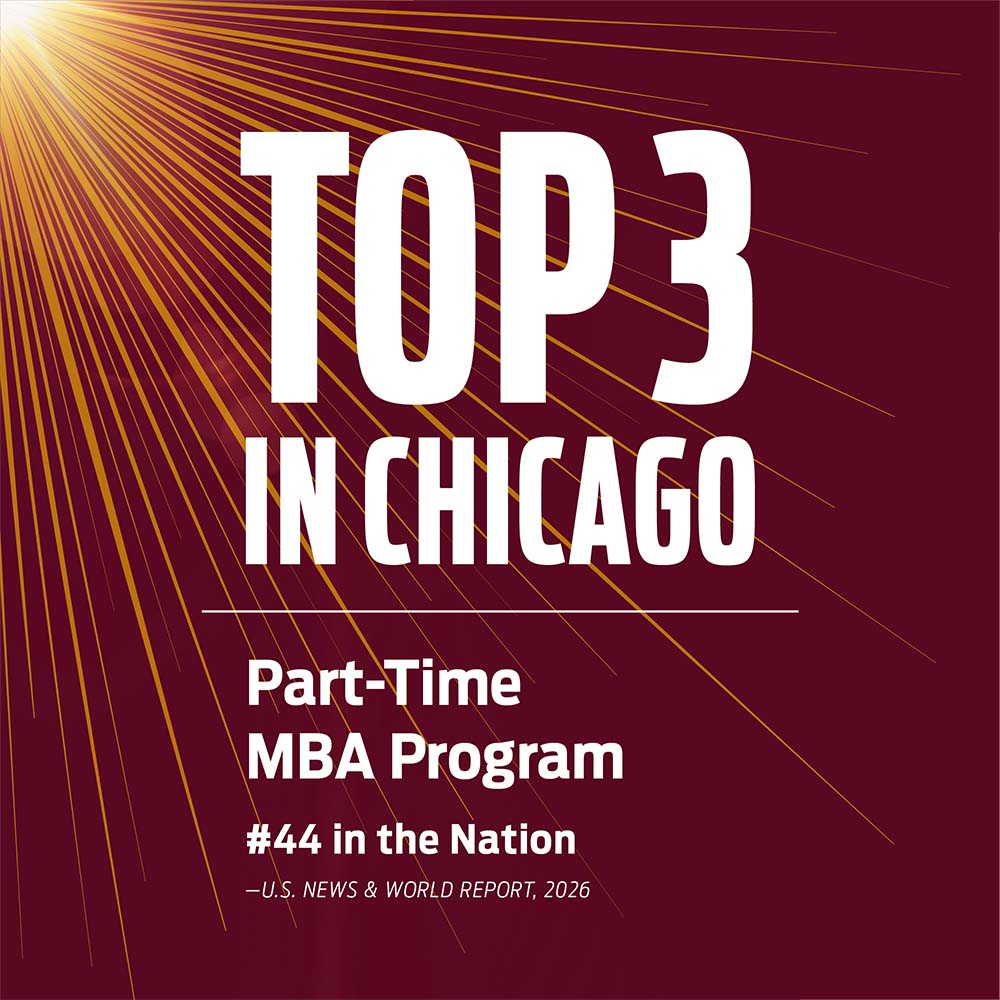 Top 3 part-time MBA in Chicago, 2026