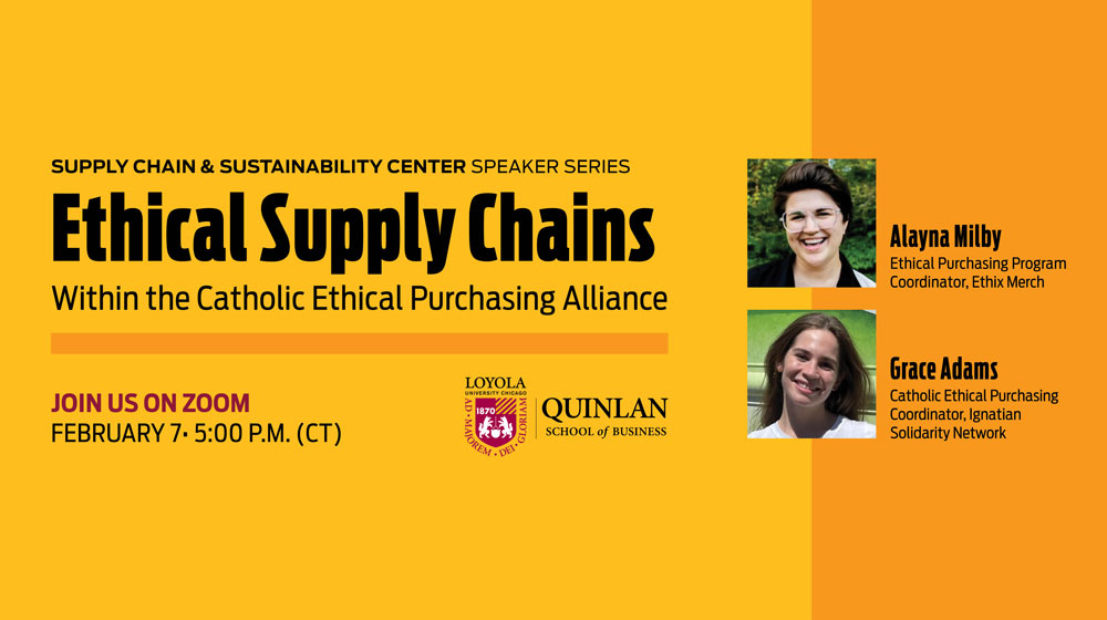 Ethical Supply Chains within the Catholic Ethical Purchasing Alliance