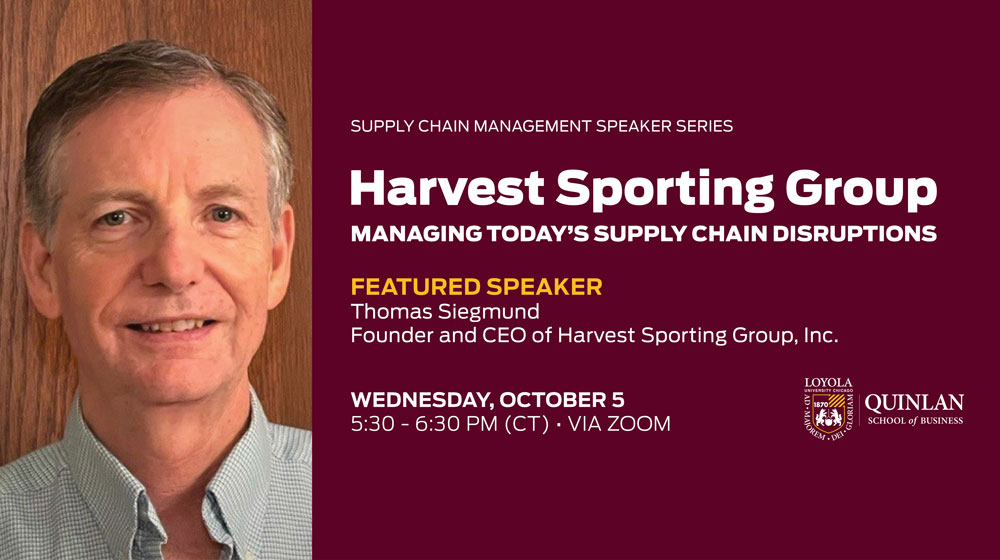Harvest Sporting Group: Managing Today's Supply Chain Disruptions Harvest Sporting Group: Managing Today's Supply Chain Disruptions