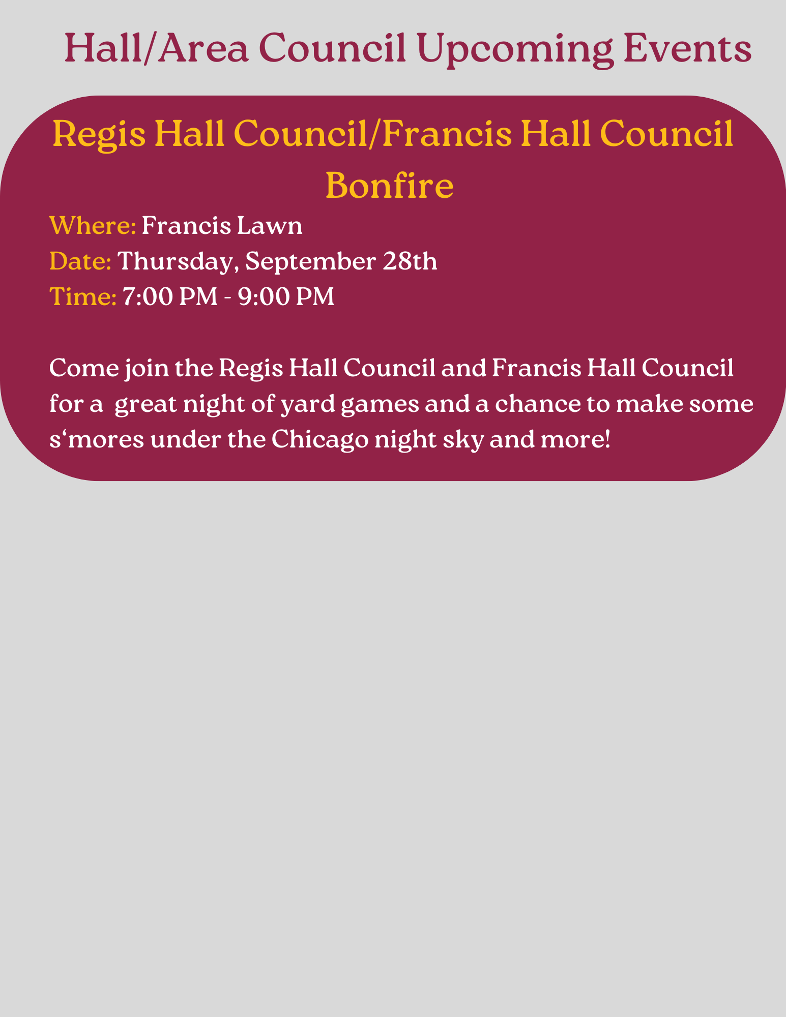 Regis and Francis Event Information