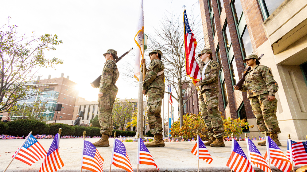 Loyola Chicago Veterans Day Color Guard