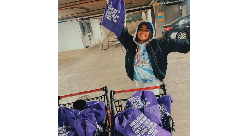 SOC student Sana Kadir started a GoFundMe campaign to buy items for the homeless.