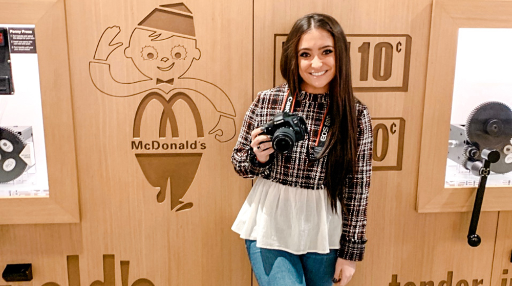 SOC grad student Tiffany Goldstein was hired by McDonald’s months before her expected spring graduation, and is working through the global pandemic.