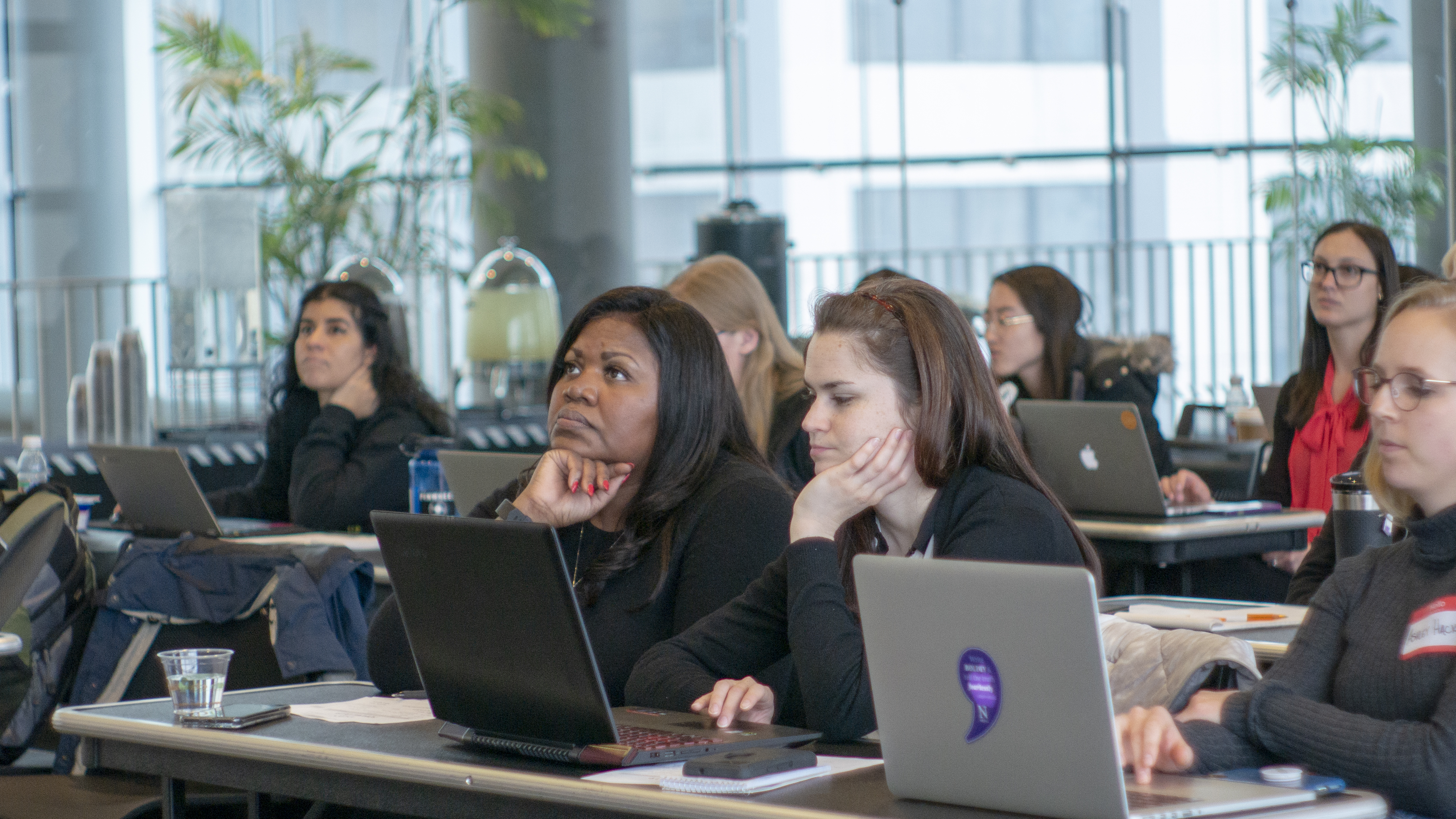 Students and professional journalists attend FOIAFest at Loyola’s School of Communication. Photo by Jared Wekenman 