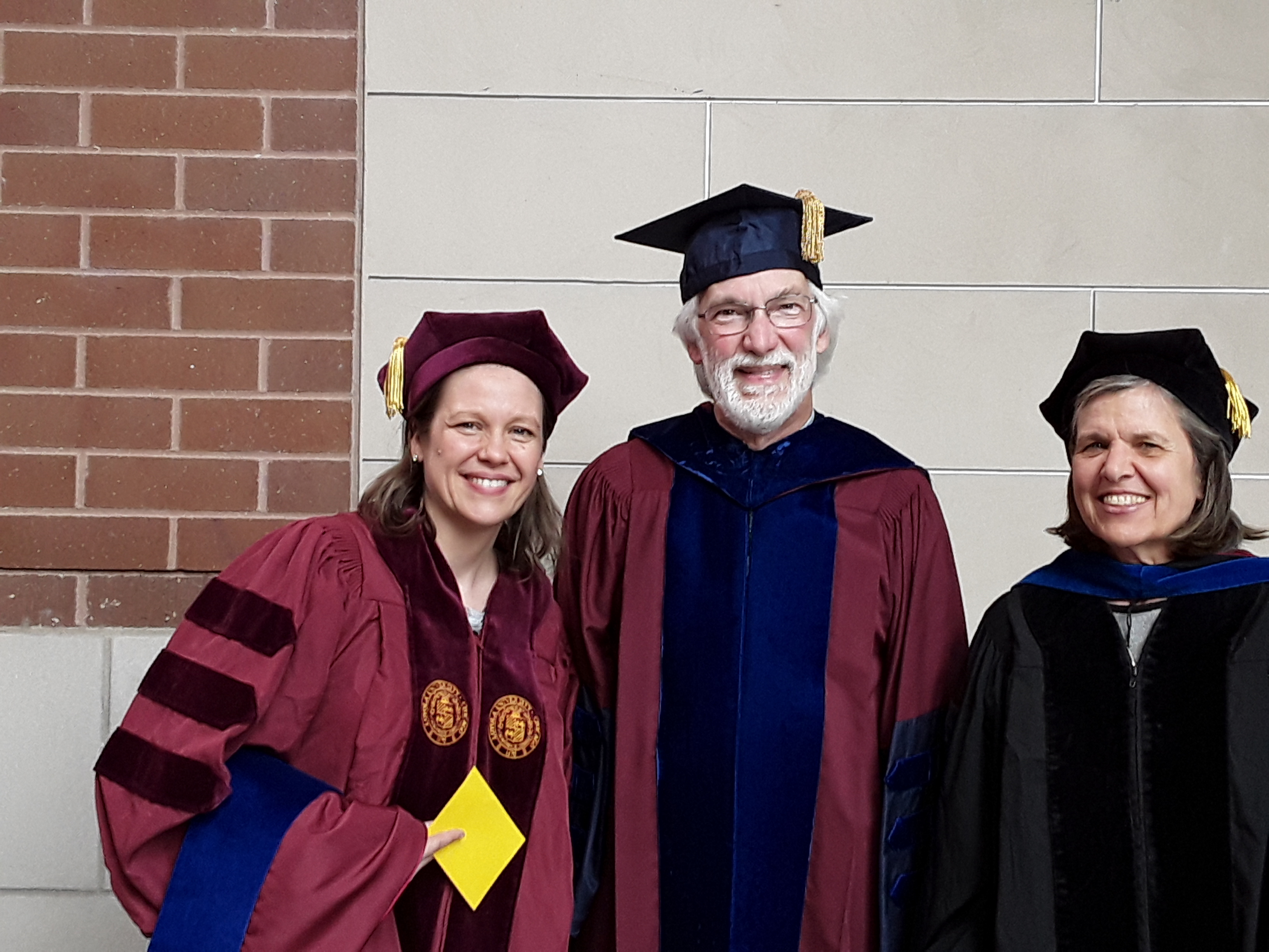 Dr. Catherine Gillis, Dr. Phil Nyden, and Dr. Marilyn Krogh