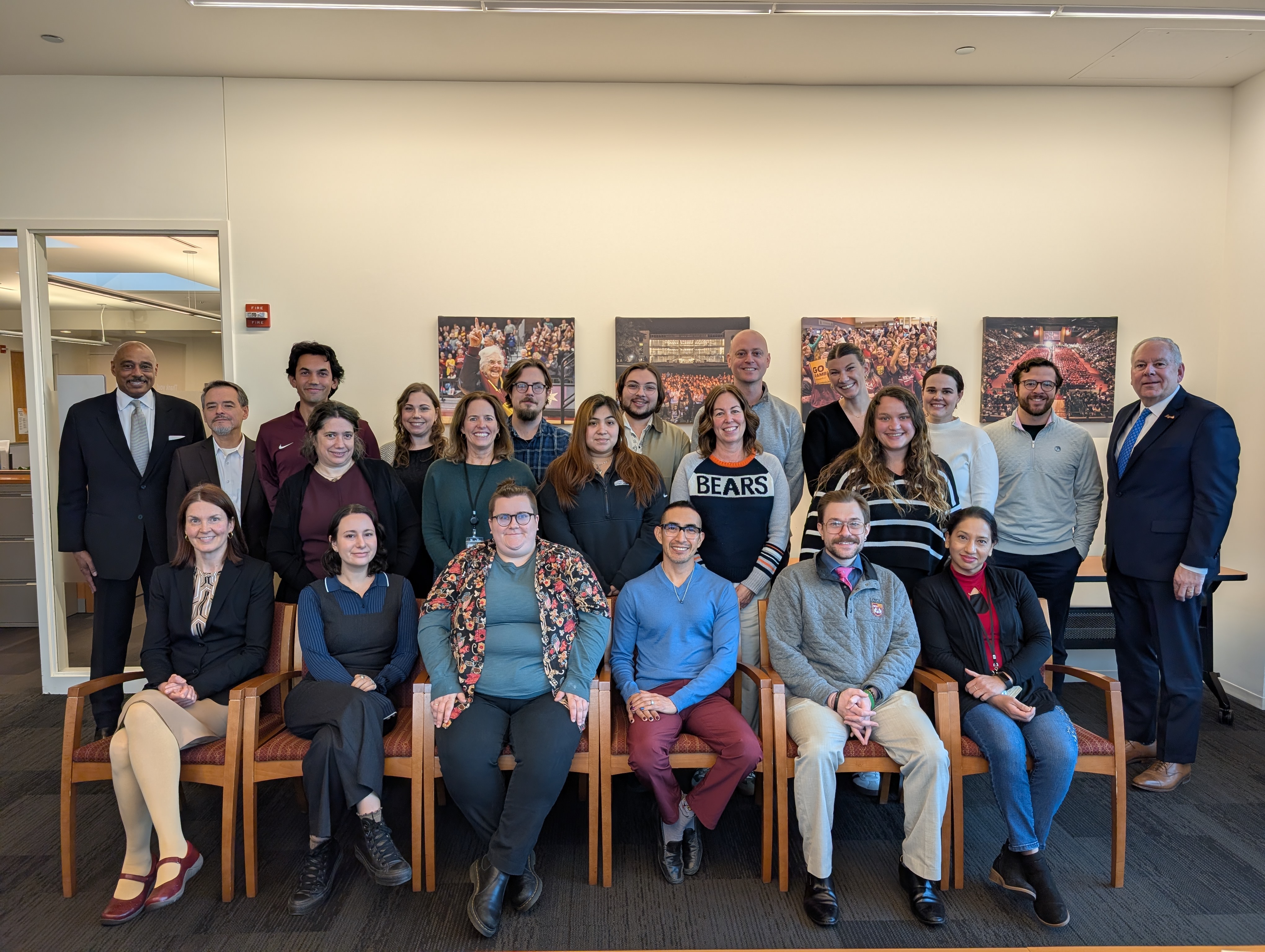 group photo of staff 