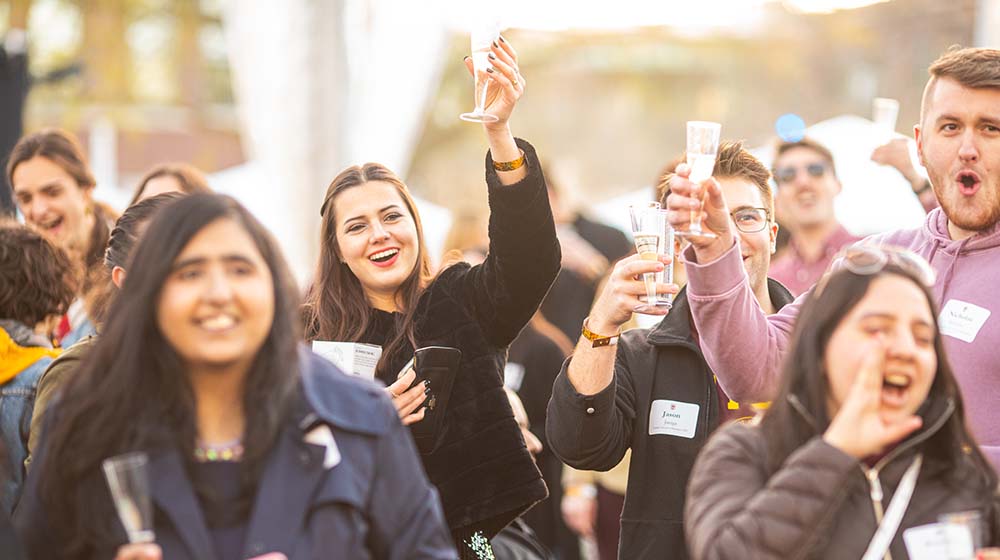 The Classes of 2020 and 2021 return to campus to finally reconnect in person at Celebration Weekend 