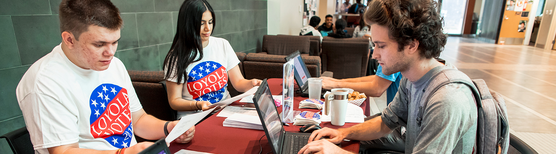 Loyola is hosting several events for students, faculty, and staff to vote and stay informed Loyola is hosting several events for students, faculty, and staff to vote and stay informed