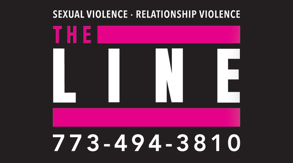 The line logo. Call 773-494-3810