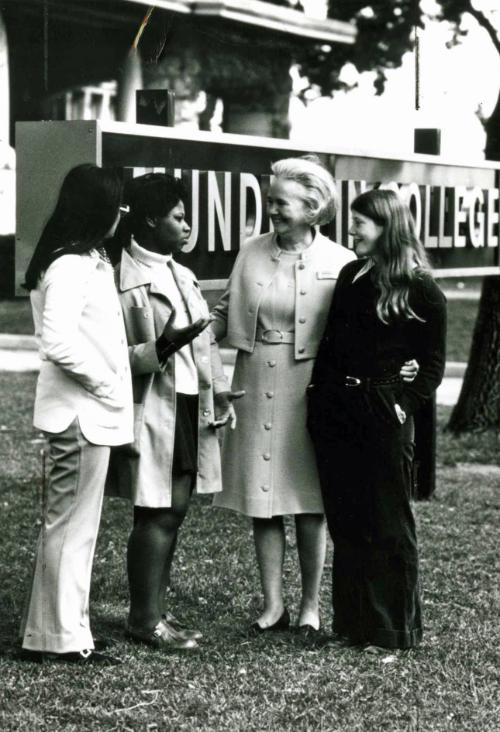 Ann Ida Gannon & students, 1973