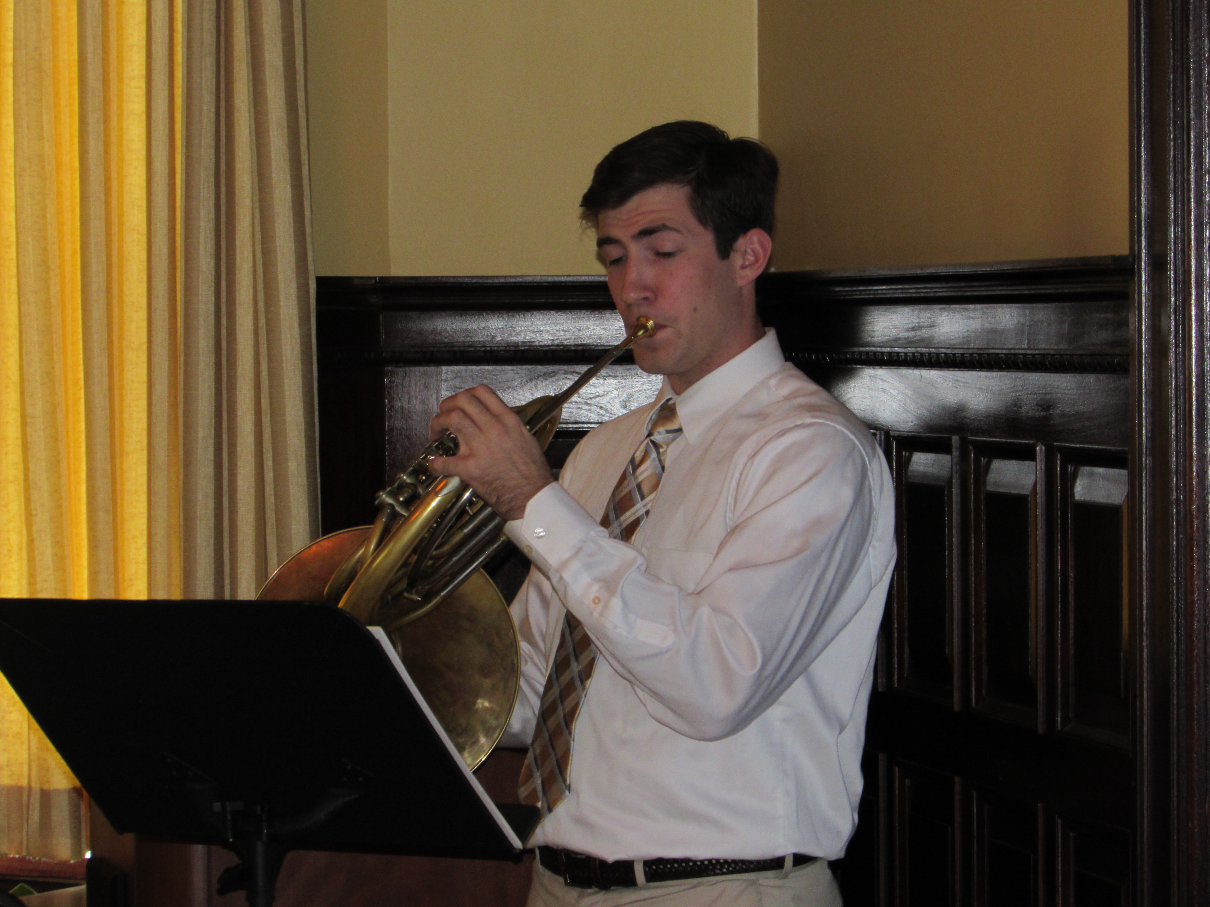 Timothy Bedard, French horn, Oct 3, 2015