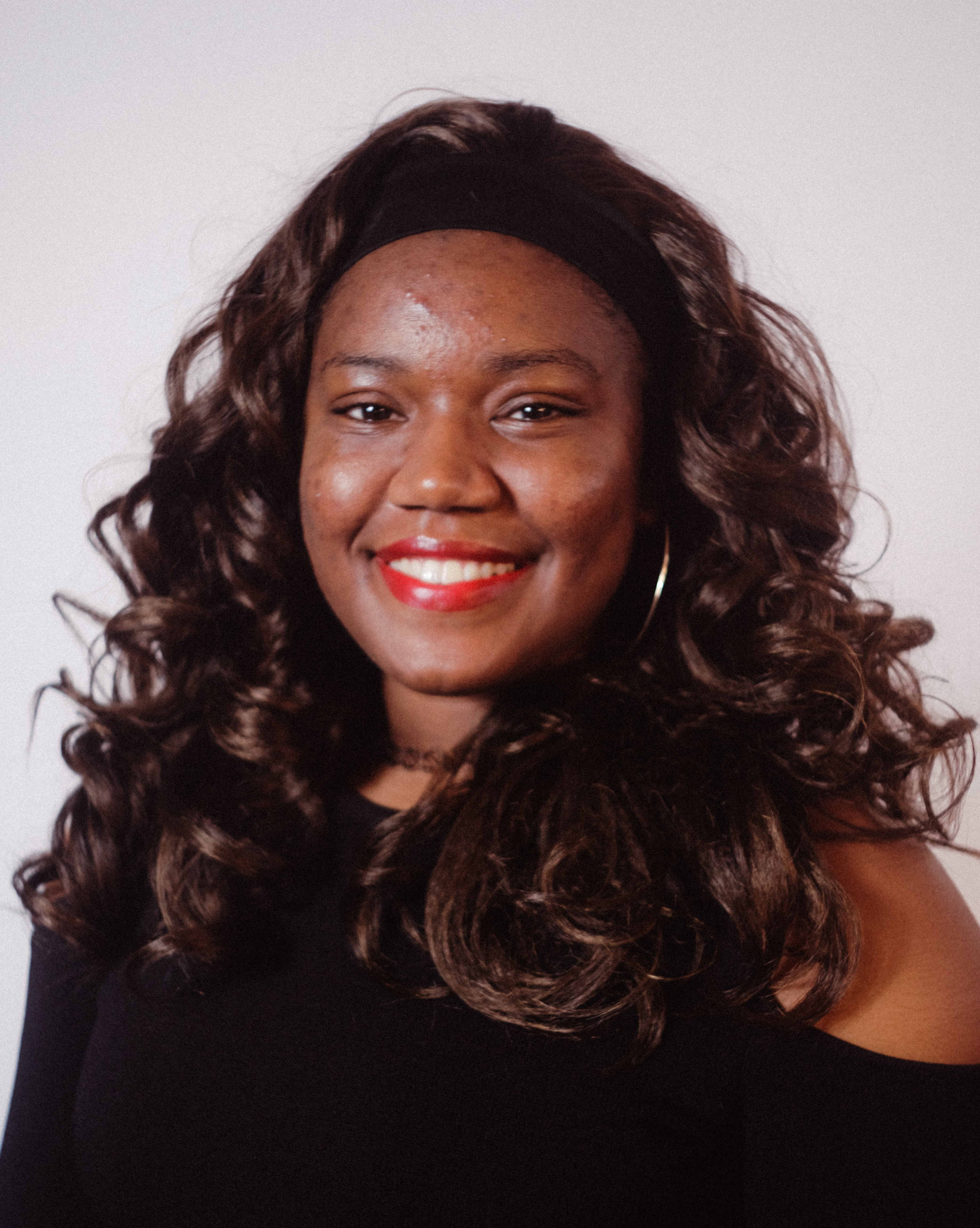 woman smiling