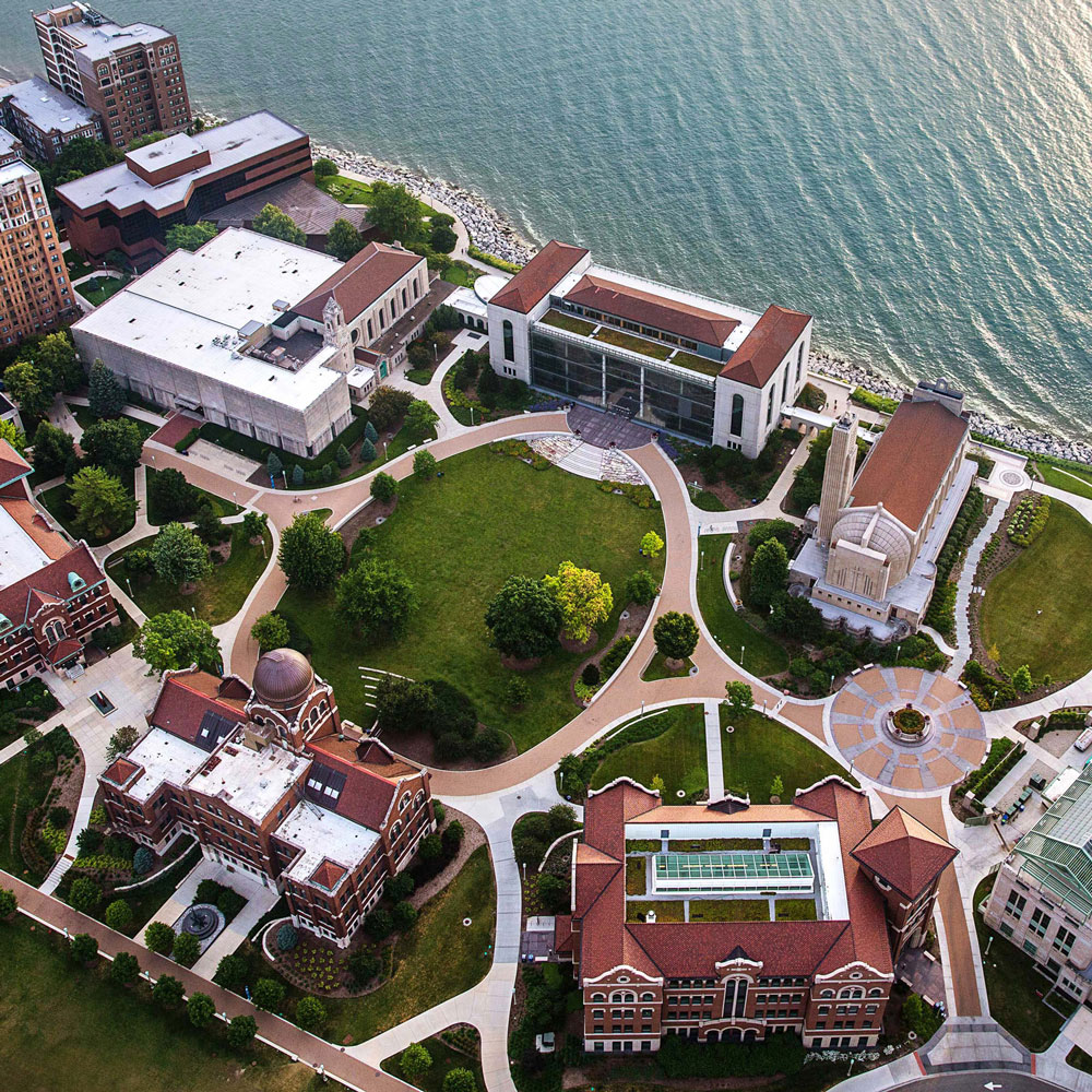 Loyola University Chicago Lake Shore Campus Aerial Photo